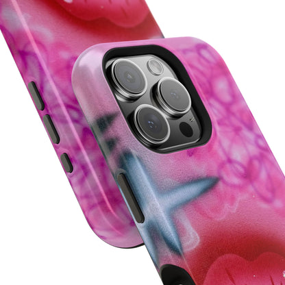 MagSafe limited edition "glitter aura" airbrush iPhone case