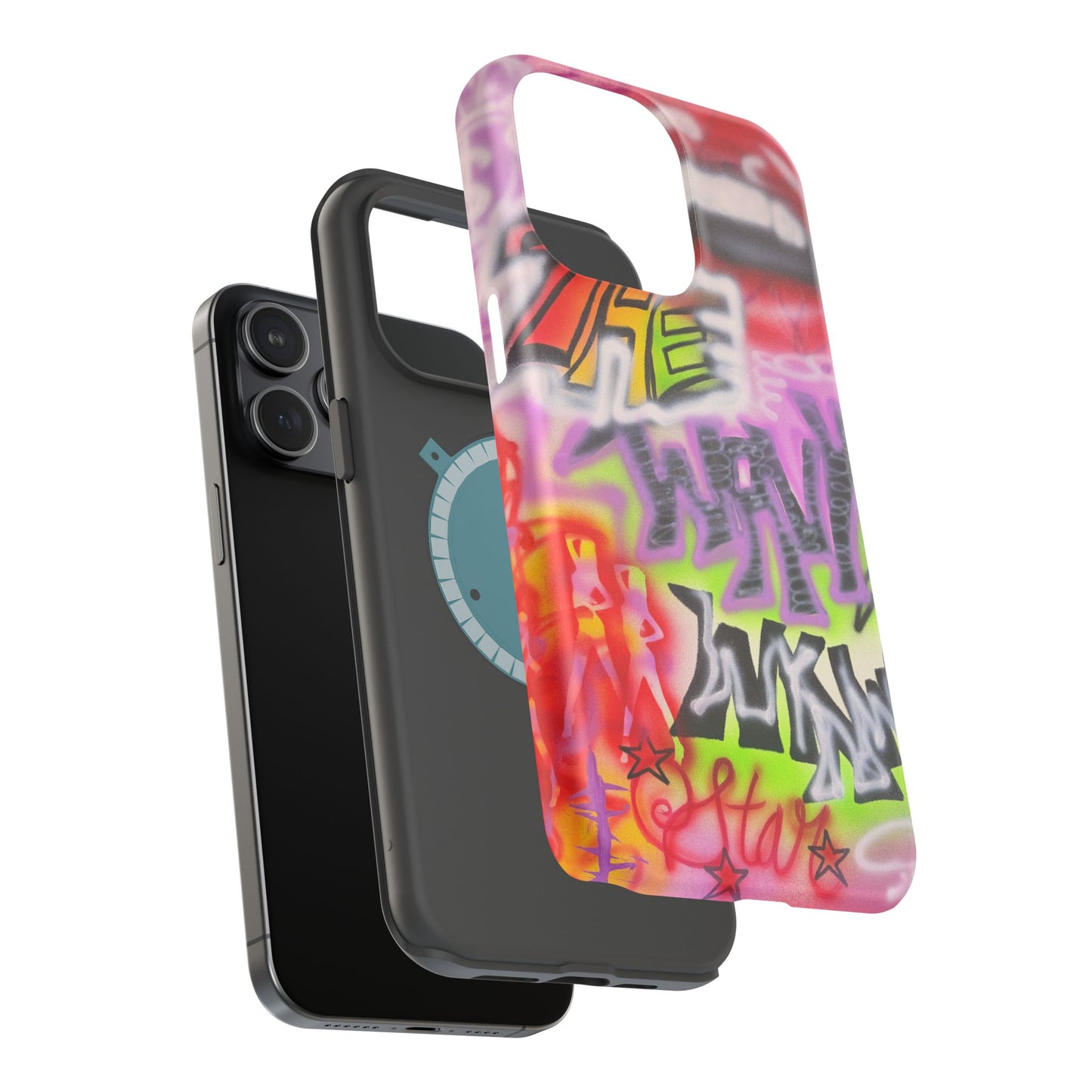 MagSafe "wynwood gold" airbrush iPhone case