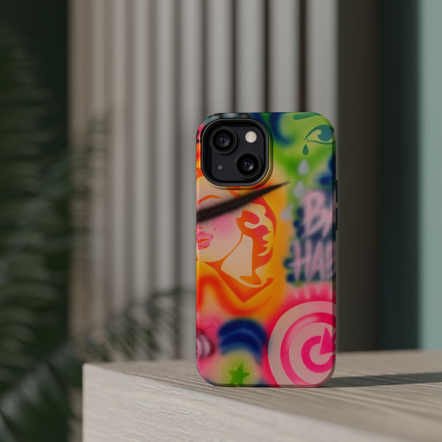 MagSafe „schlechte Angewohnheiten“ Airbrush iPhone Hülle