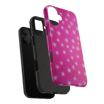 "bubblegum polka dot" airbrush iPhone case