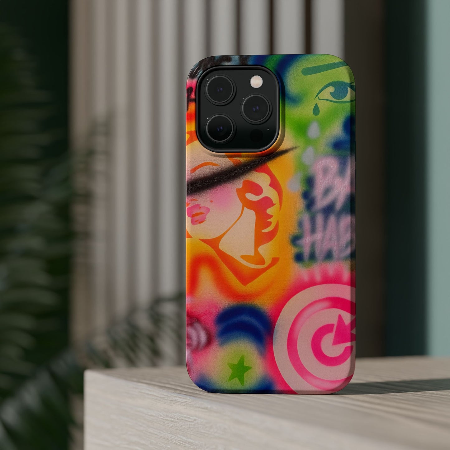 MagSafe „schlechte Angewohnheiten“ Airbrush iPhone Hülle