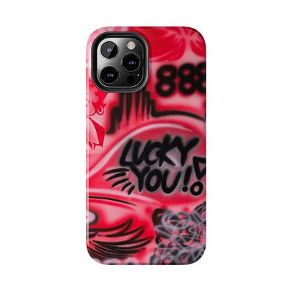 "LUCKY YOU! PT. 2" airbrush iPhone case