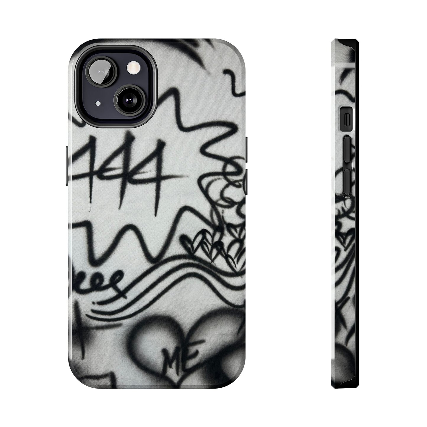 "444” airbrush iPhone case