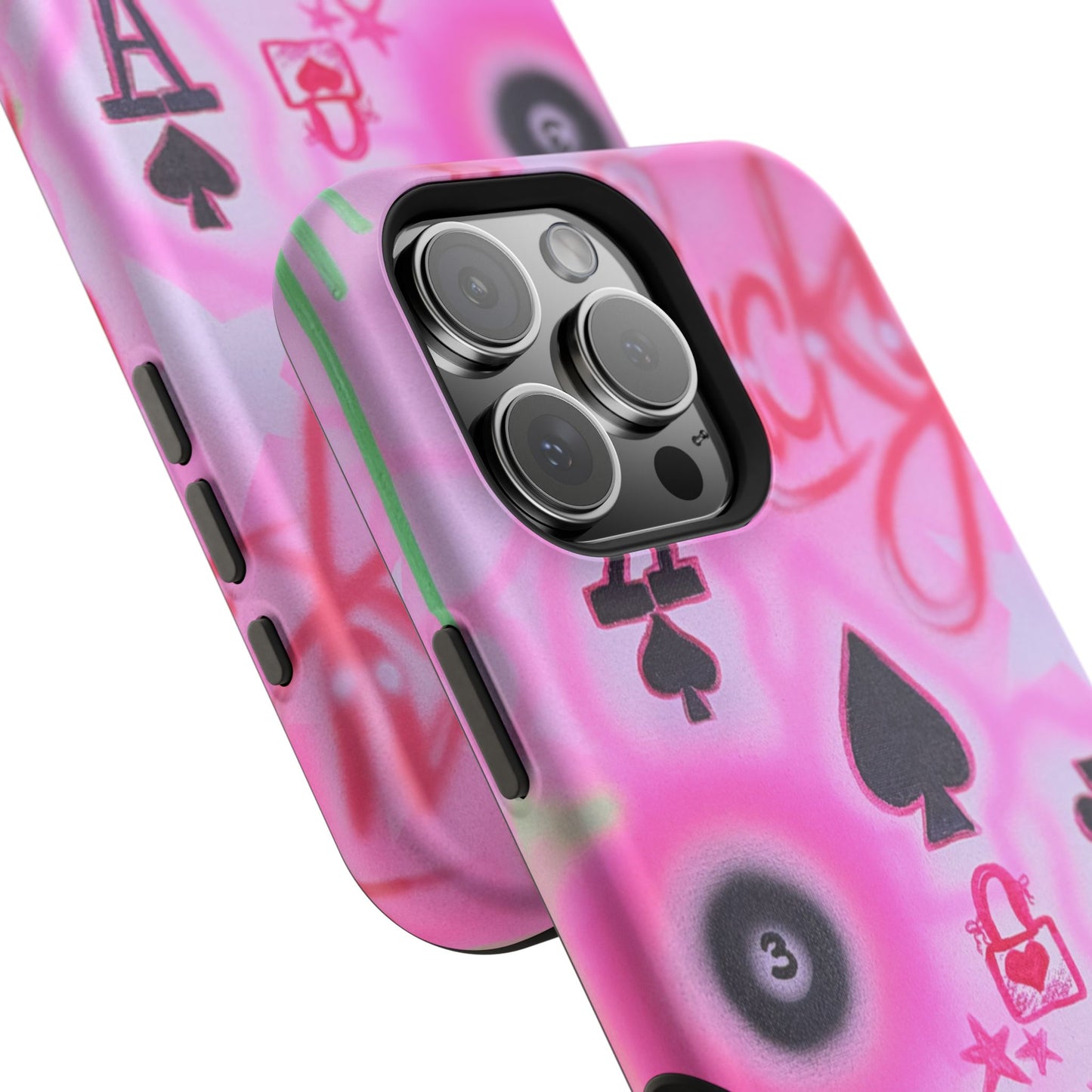 MagSafe "lucky ace" airbrush iPhone case