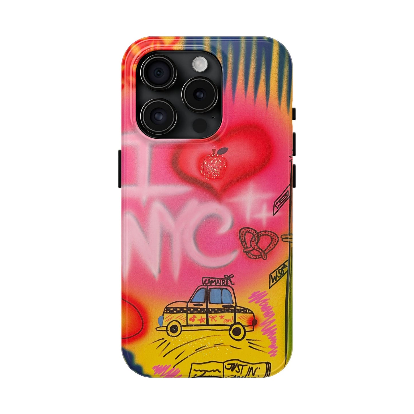 "in the city" airbrush iPhone case