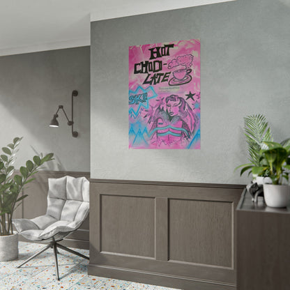 "avant le ski" airbrush rolled print