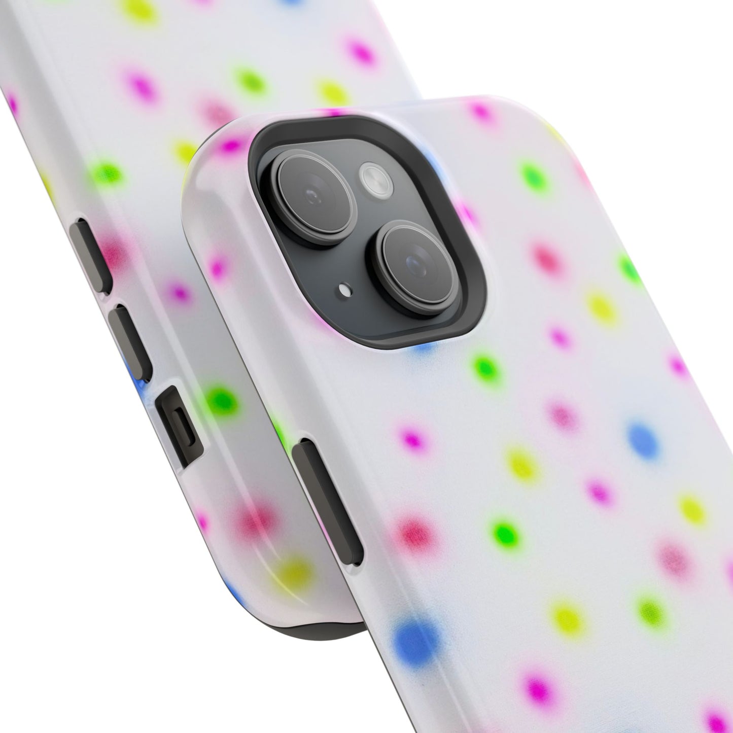 MagSafe "birthday cake polka dot" airbrush iPhone case