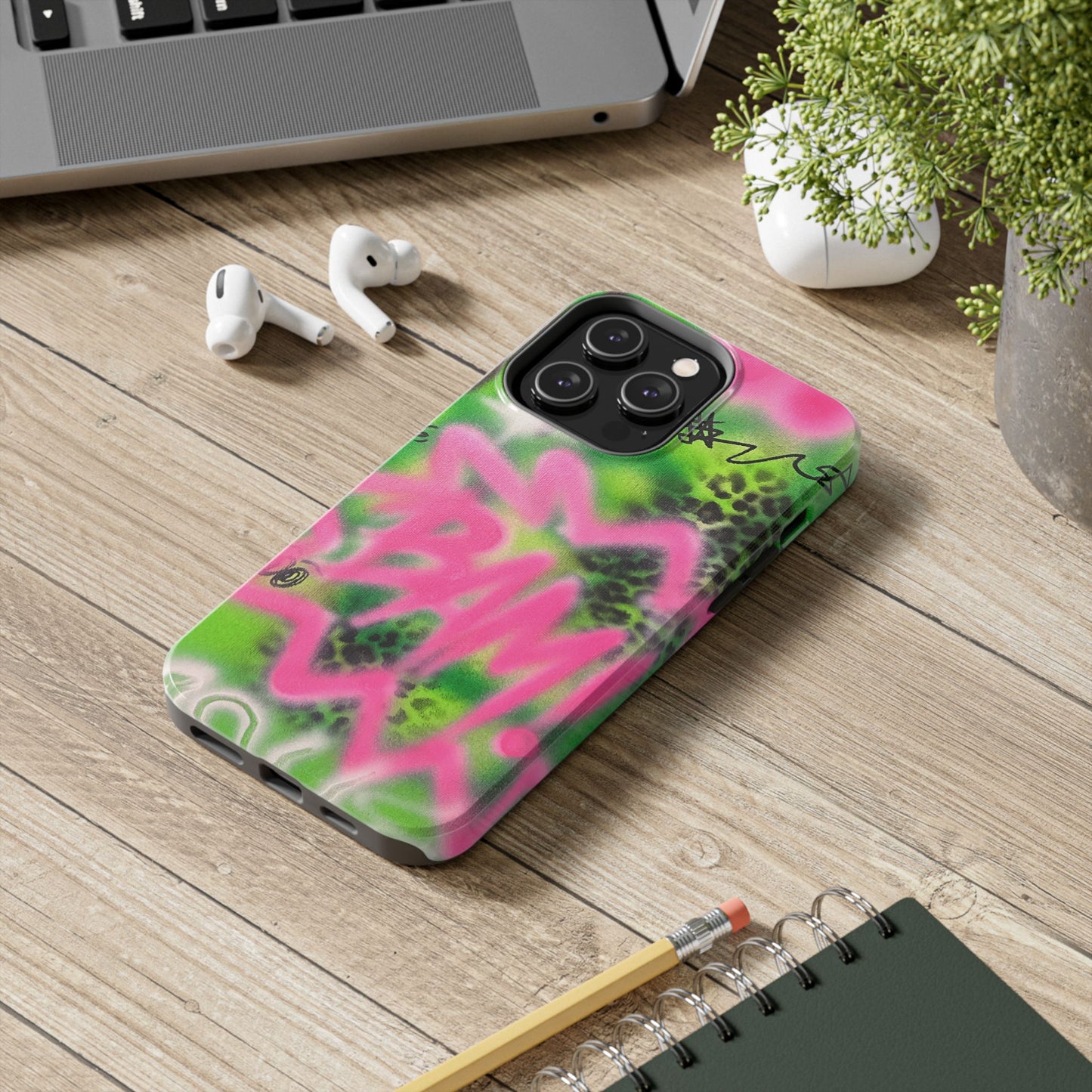 "BAM! pt. 2" airbrush iPhone case