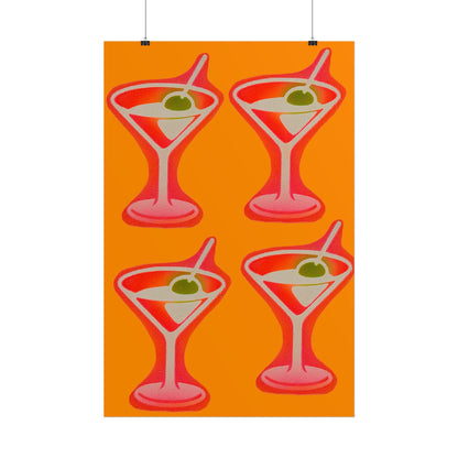"shaken, not stirred" airbrush rolled print