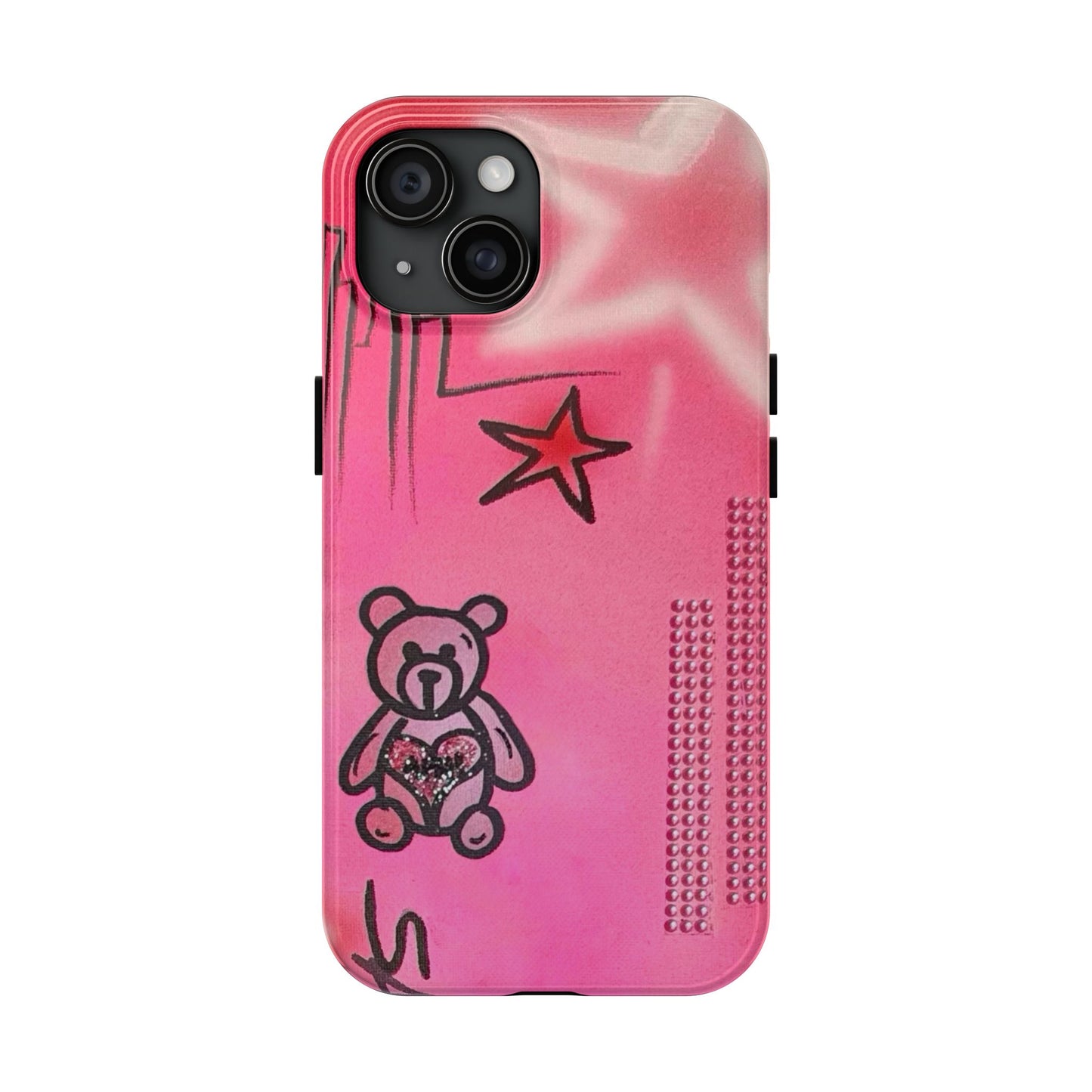 "teddy bear" airbrush iPhone case