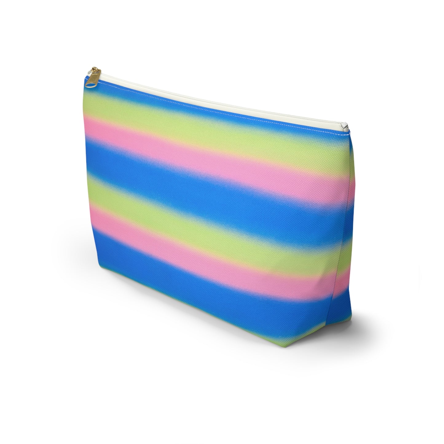 "sherbet stripes" airbrush makeup pouch
