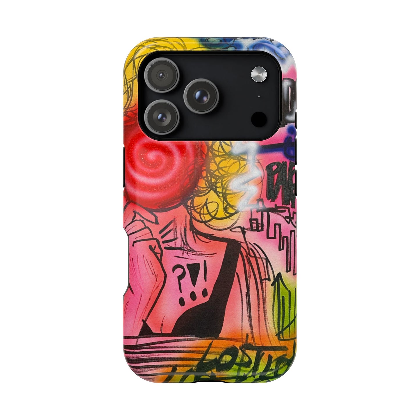 MagSafe „Lost in Paradise“ Airbrush-iPhone-Hülle