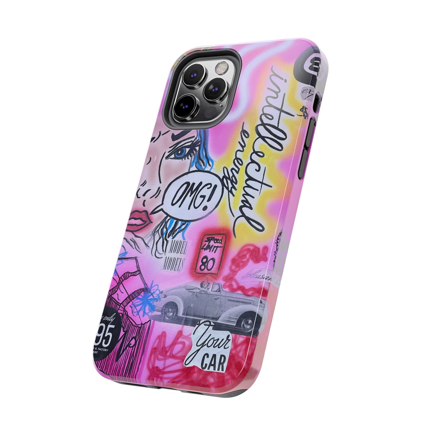 "intellectual energy" airbrush iPhone case