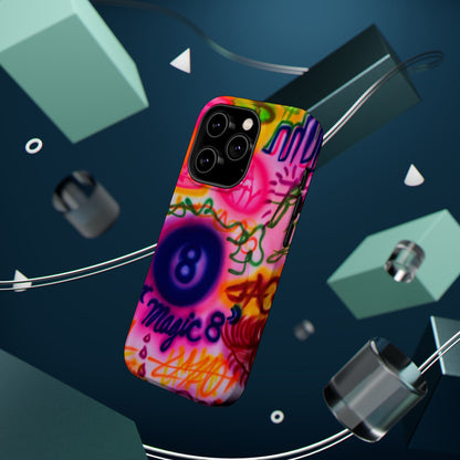 MagSafe "farbenfrohes Chaos" Airbrush-iPhone-Hülle