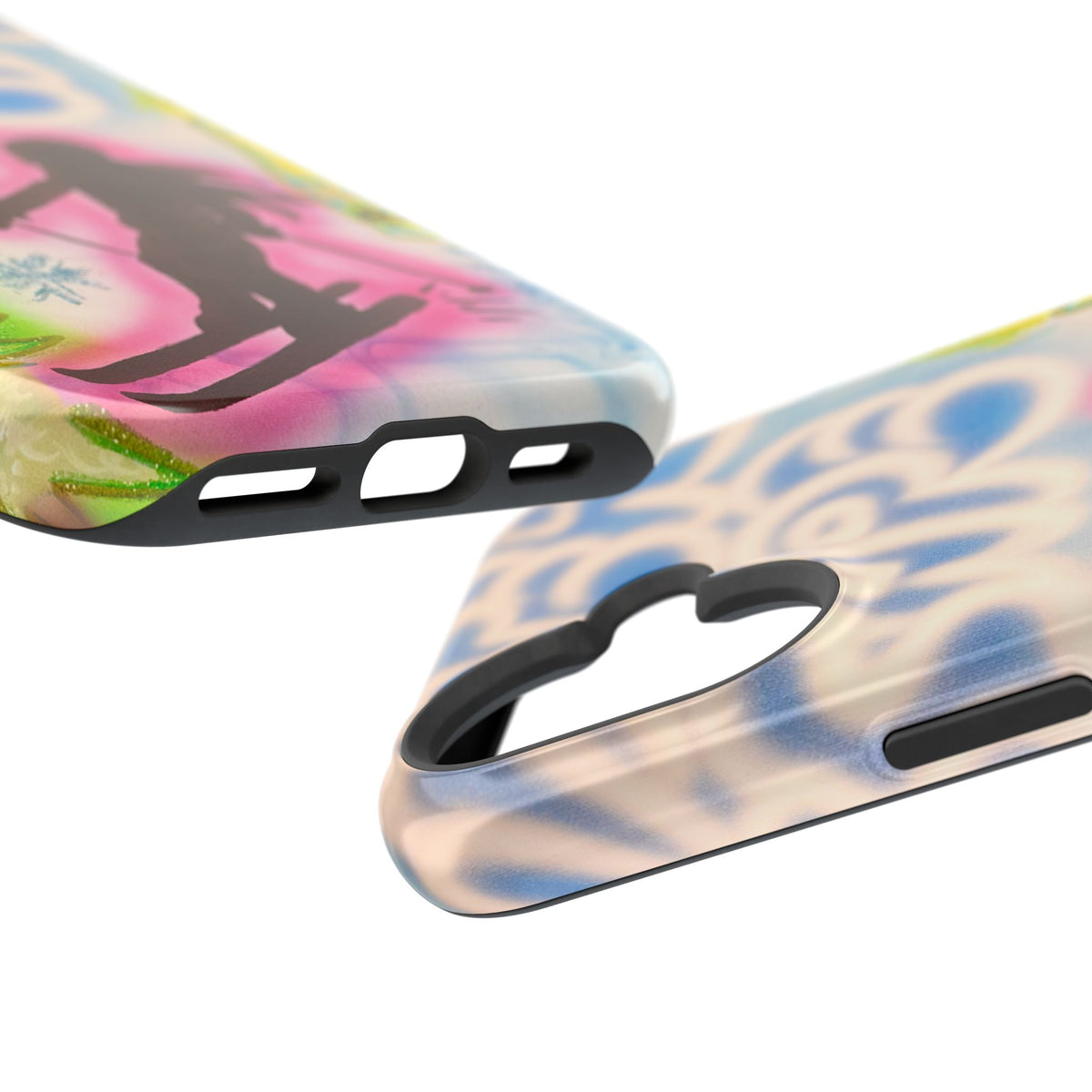 MagSafe "winter escape" airbrush iPhone case