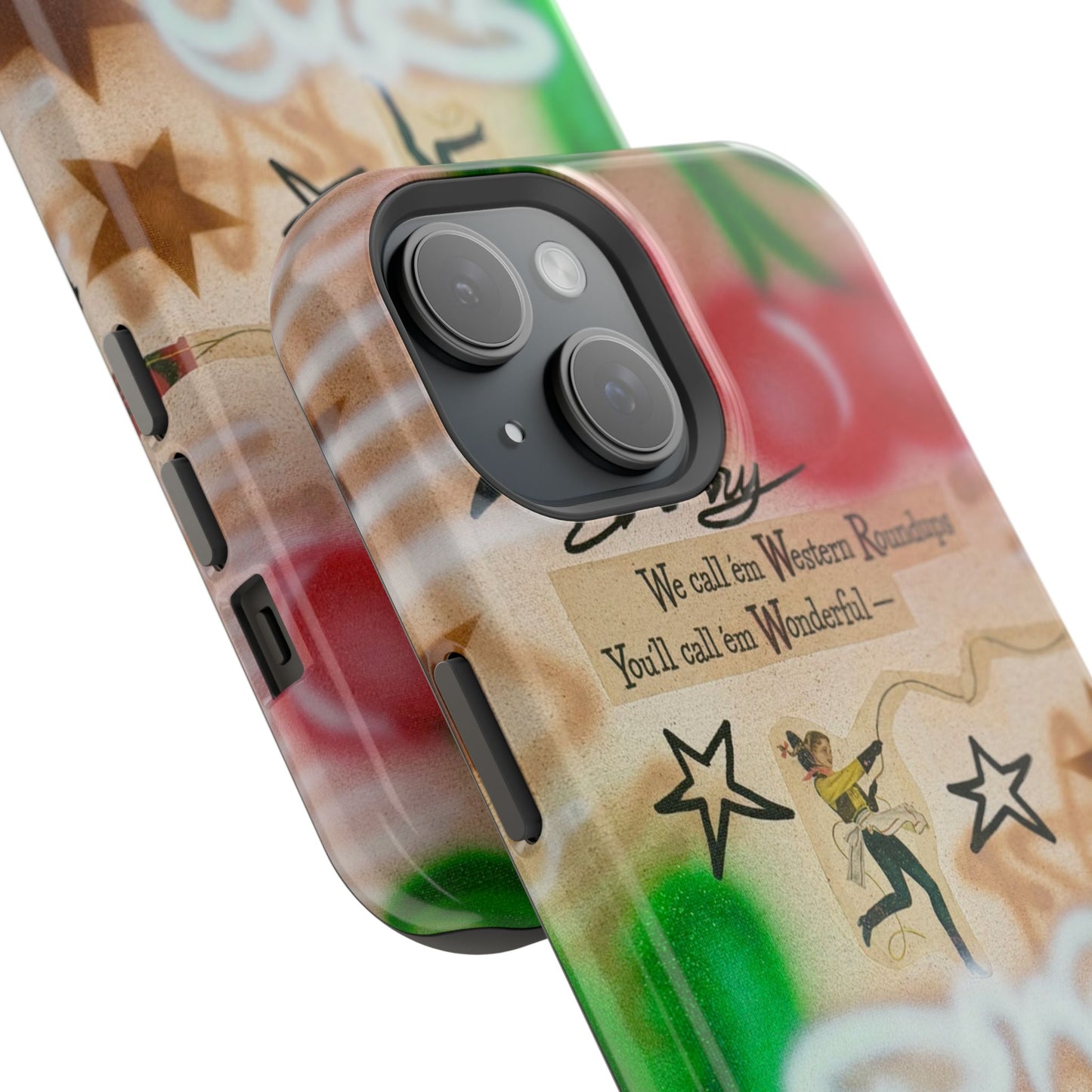 MagSafe "the rodeo" airbrush iPhone case
