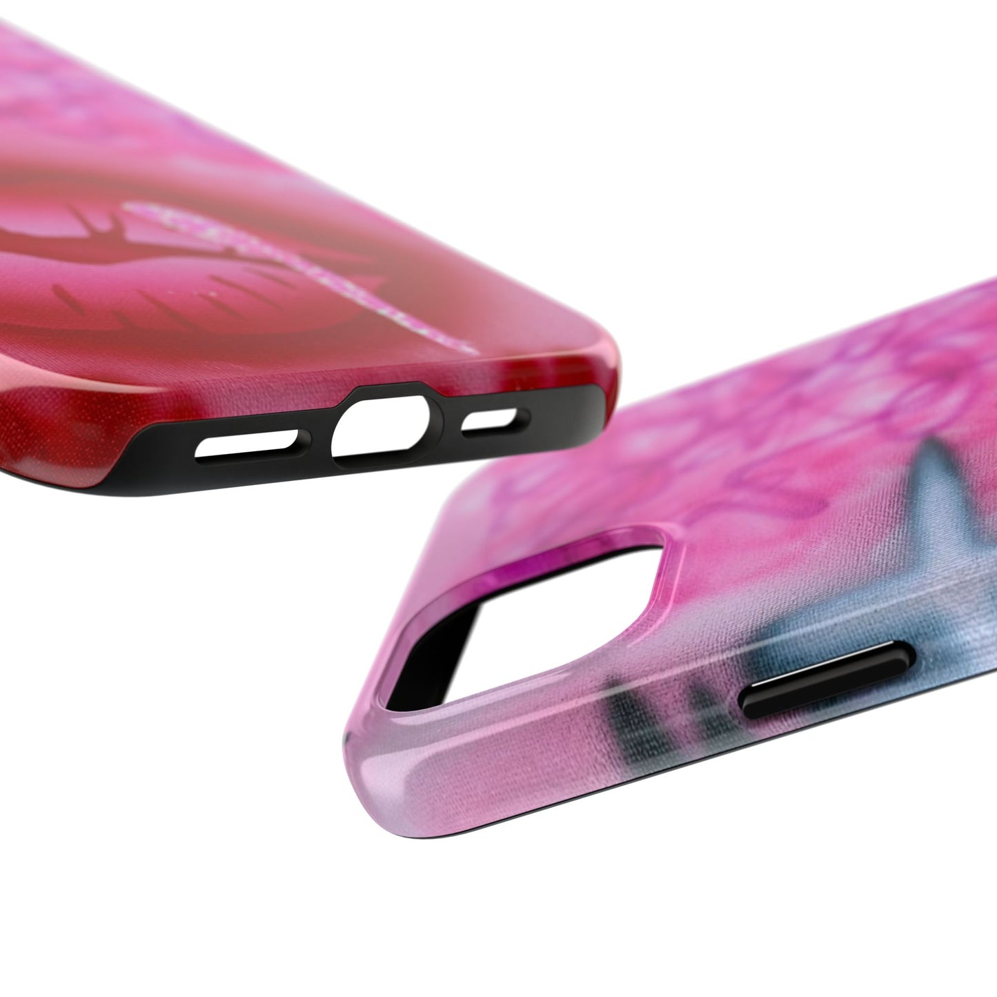 "glitter aura" airbrush iPhone case