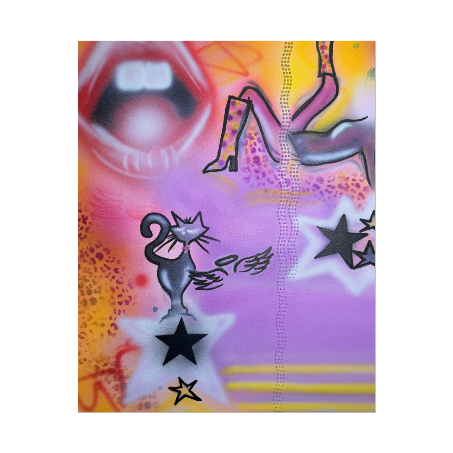 @mayacain airbrush rolled print