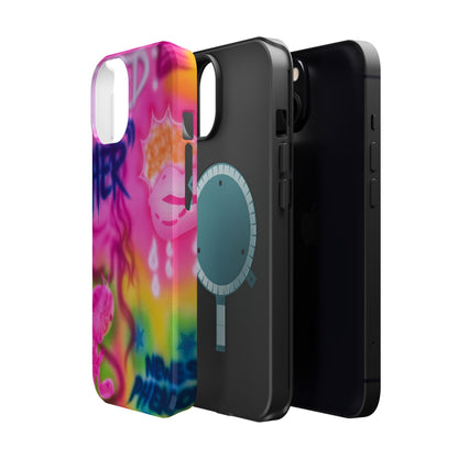 MagSafe "wanted" airbrush iPhone case