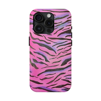 "glitter zebra" airbrush iPhone case