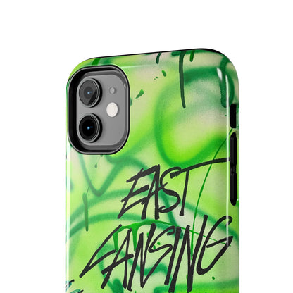 "east lansing, mi" airbrush iPhone case