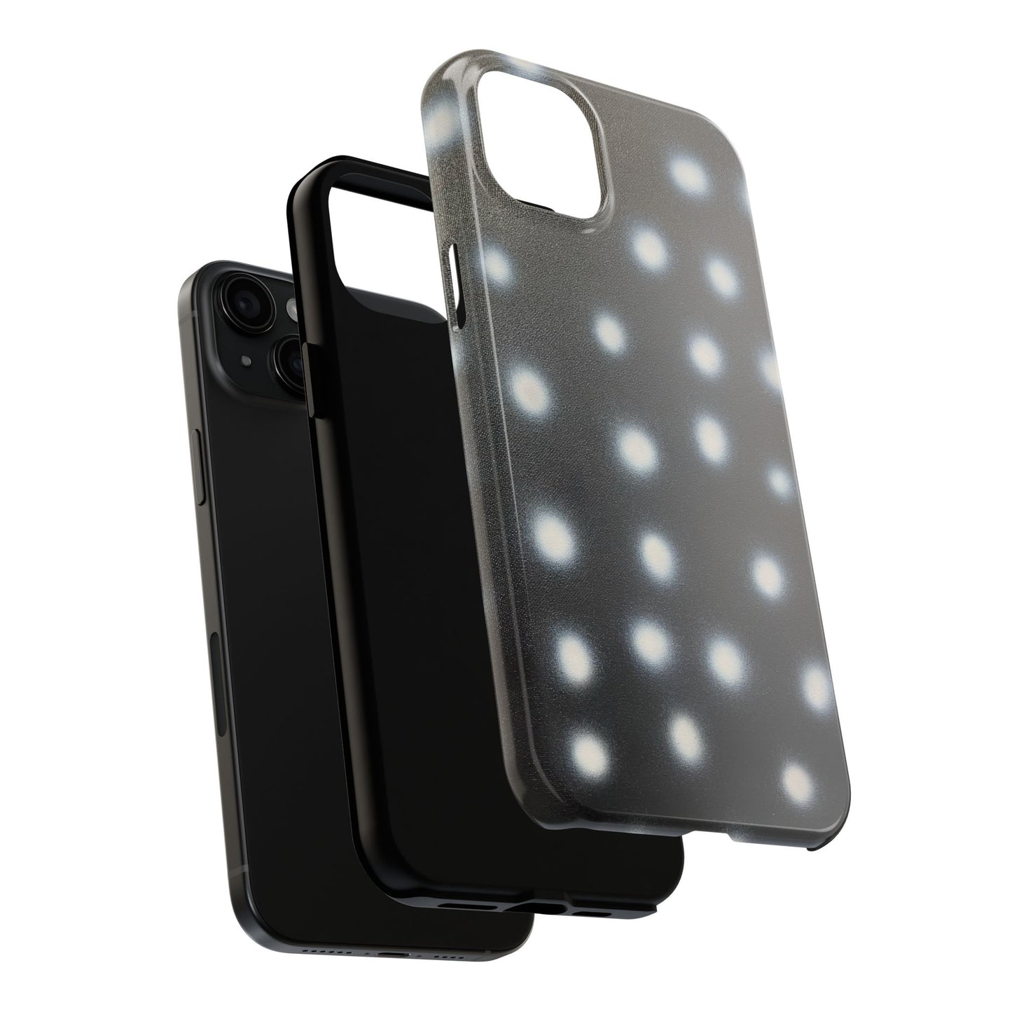 "coconut noir polka dot" airbrush iPhone case