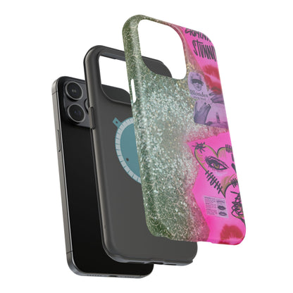 MagSafe "glitter gloss" airbrush iPhone case