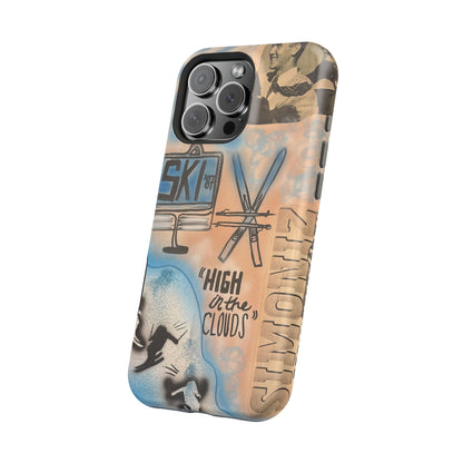 MagSafe „high in the clouds“ Airbrush iPhone Hülle