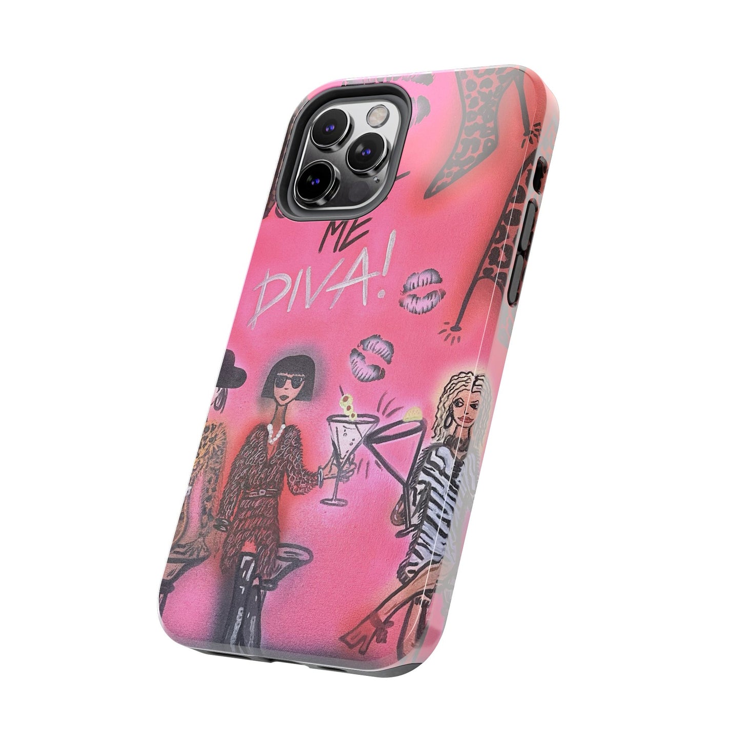 "party diva" airbrush iPhone case