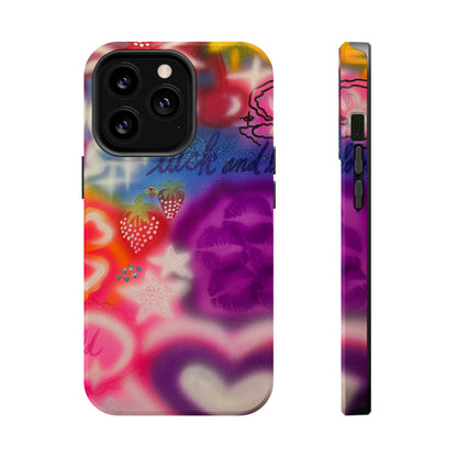 MagSafe „luck & luv pt. 2“ Airbrush iPhone Hülle