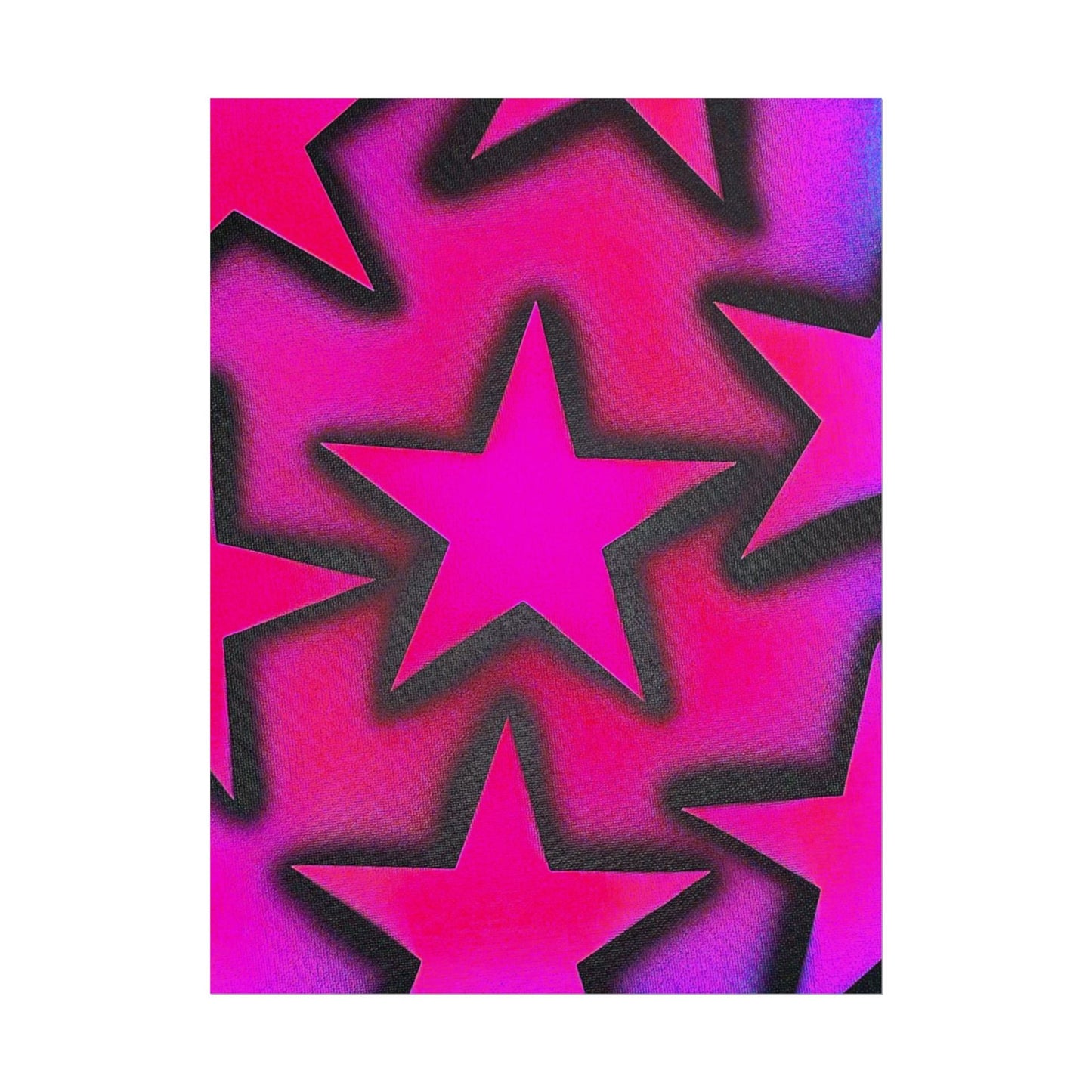 "UR A STAR! pt. 2" airbrush rolled print