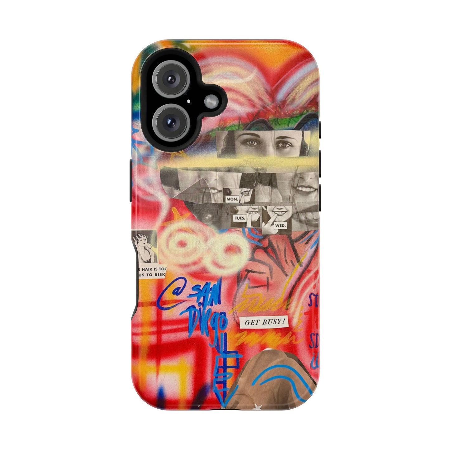 MagSafe Limited Edition "Get Busy" Airbrush iPhone Hülle