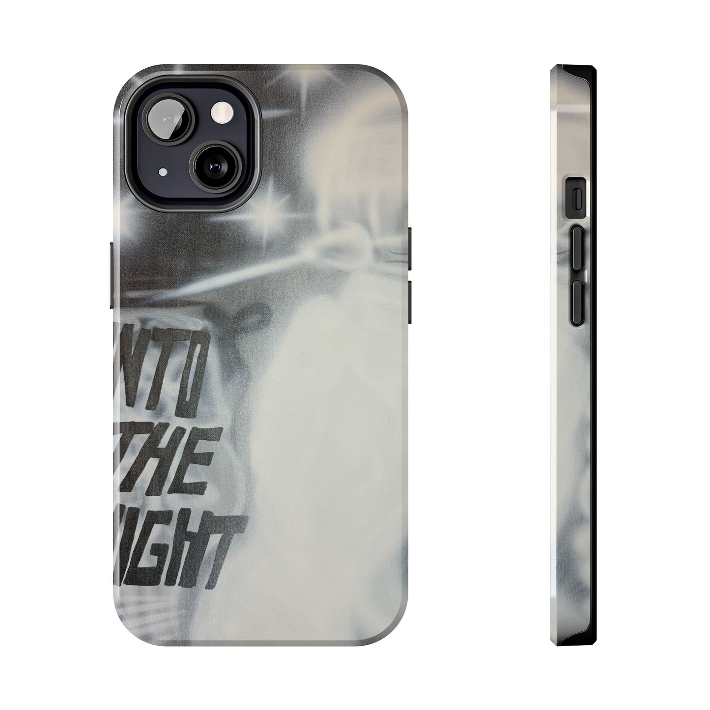 "into the night" airbrush iPhone case