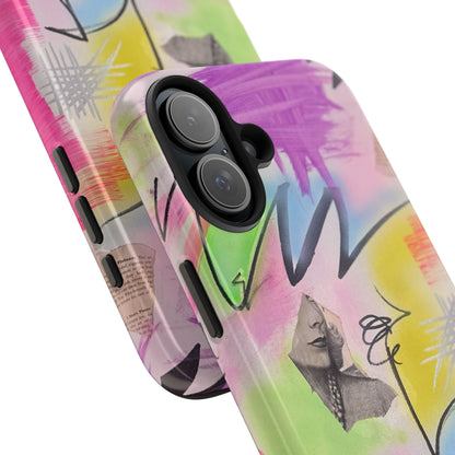 "pastel static" airbrush iPhone case