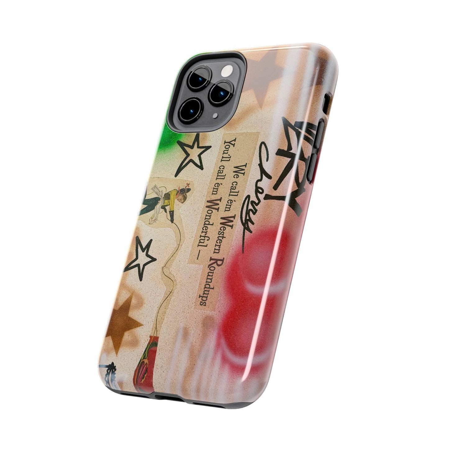 "very cherry" airbrush iPhone case
