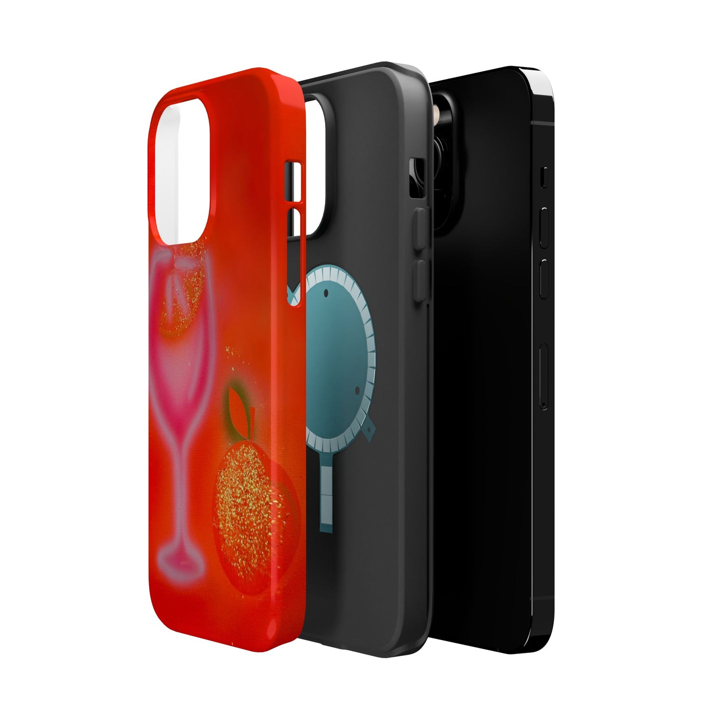 MagSafe "aperol spritz" airbrush iPhone case