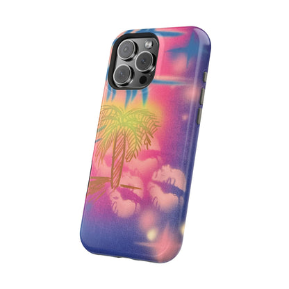 MagSafe "glowy night" airbrush iPhone case