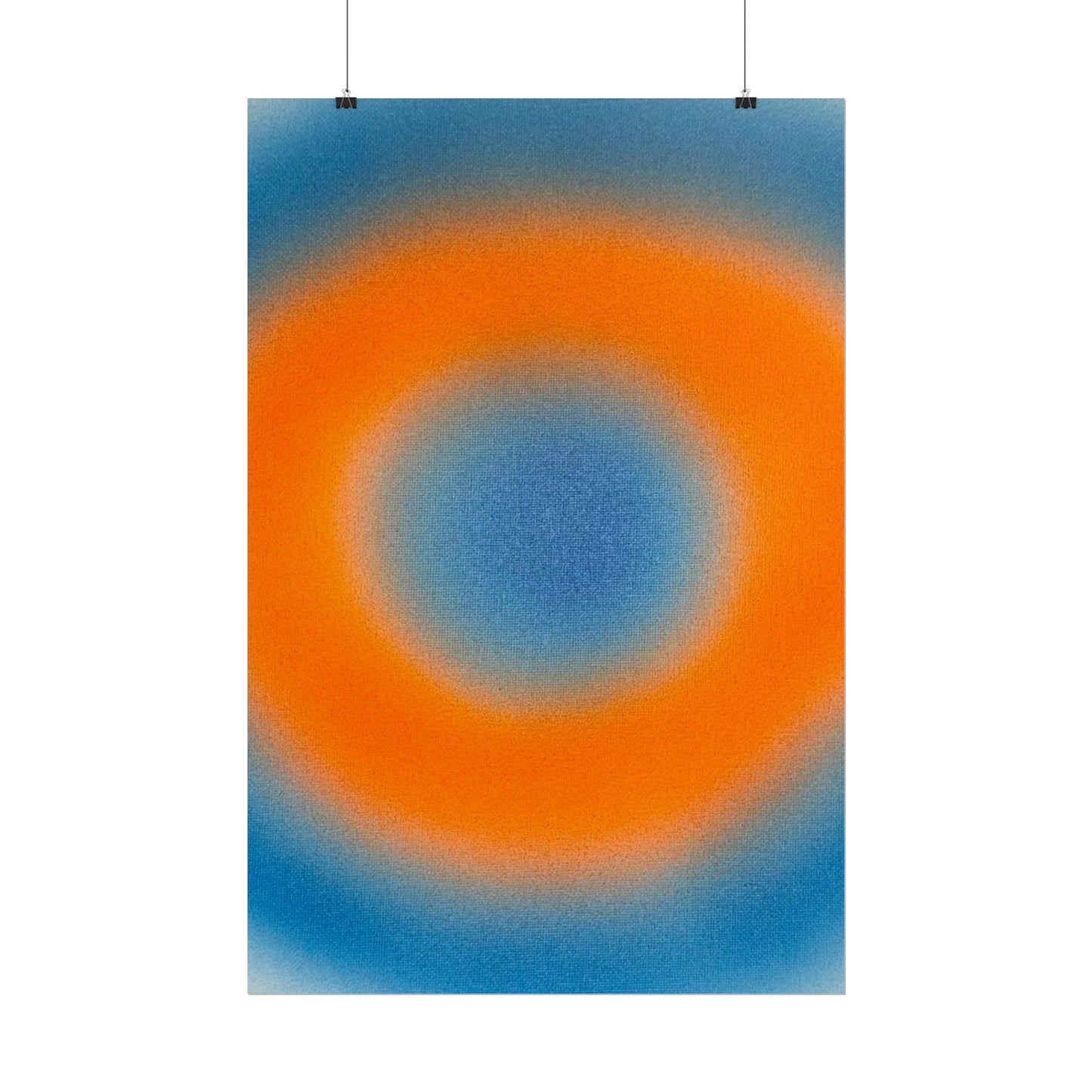 "citrus sky" airbrush rolled print