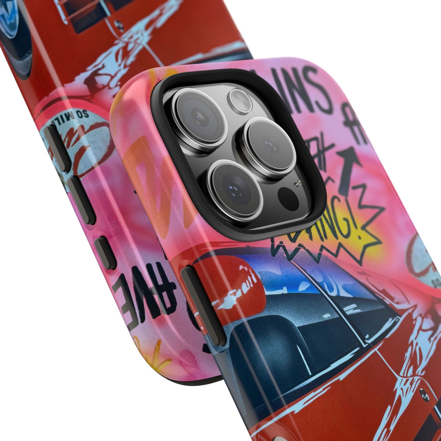"miami momentos" airbrush iPhone case