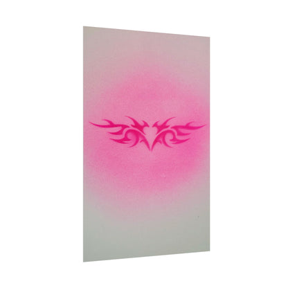"trampstamp" airbrush rolled print