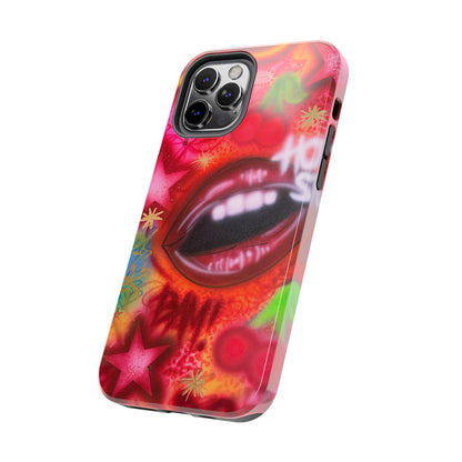 "hot stuff" airbrush iPhone case