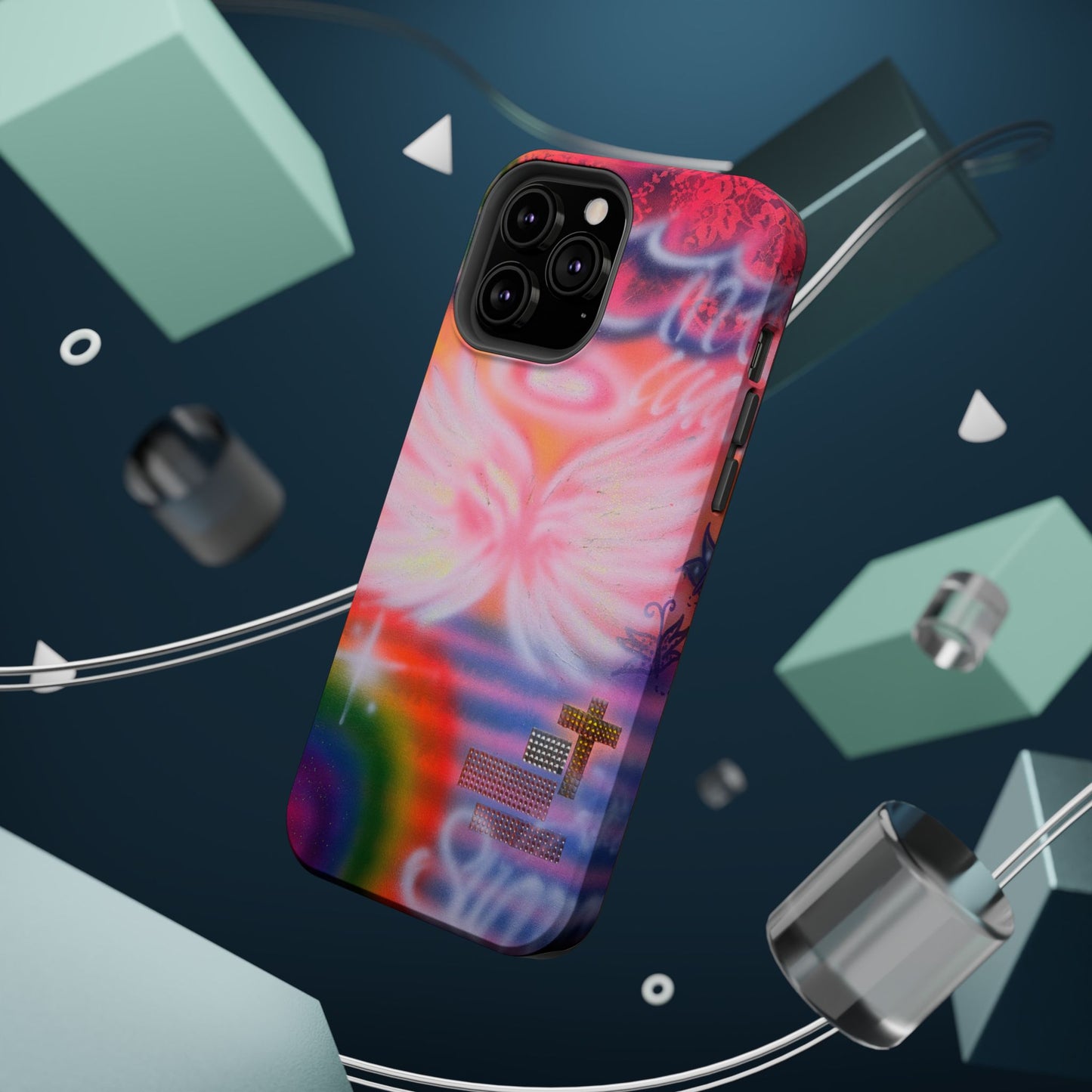 MagSafe "summer bliss" airbrush iPhone case