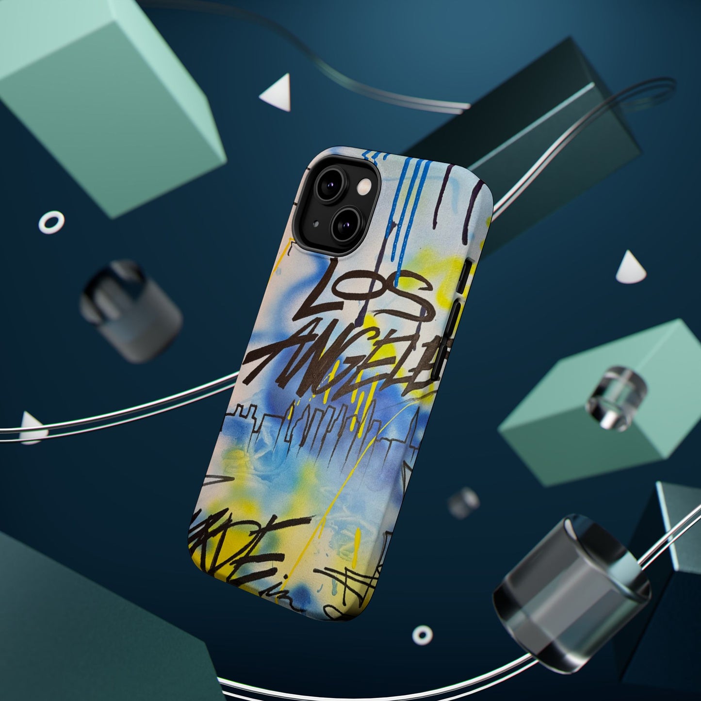 MagSafe "los angeles" airbrush iPhone case