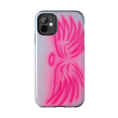 "angel wings" airbrush iPhone case