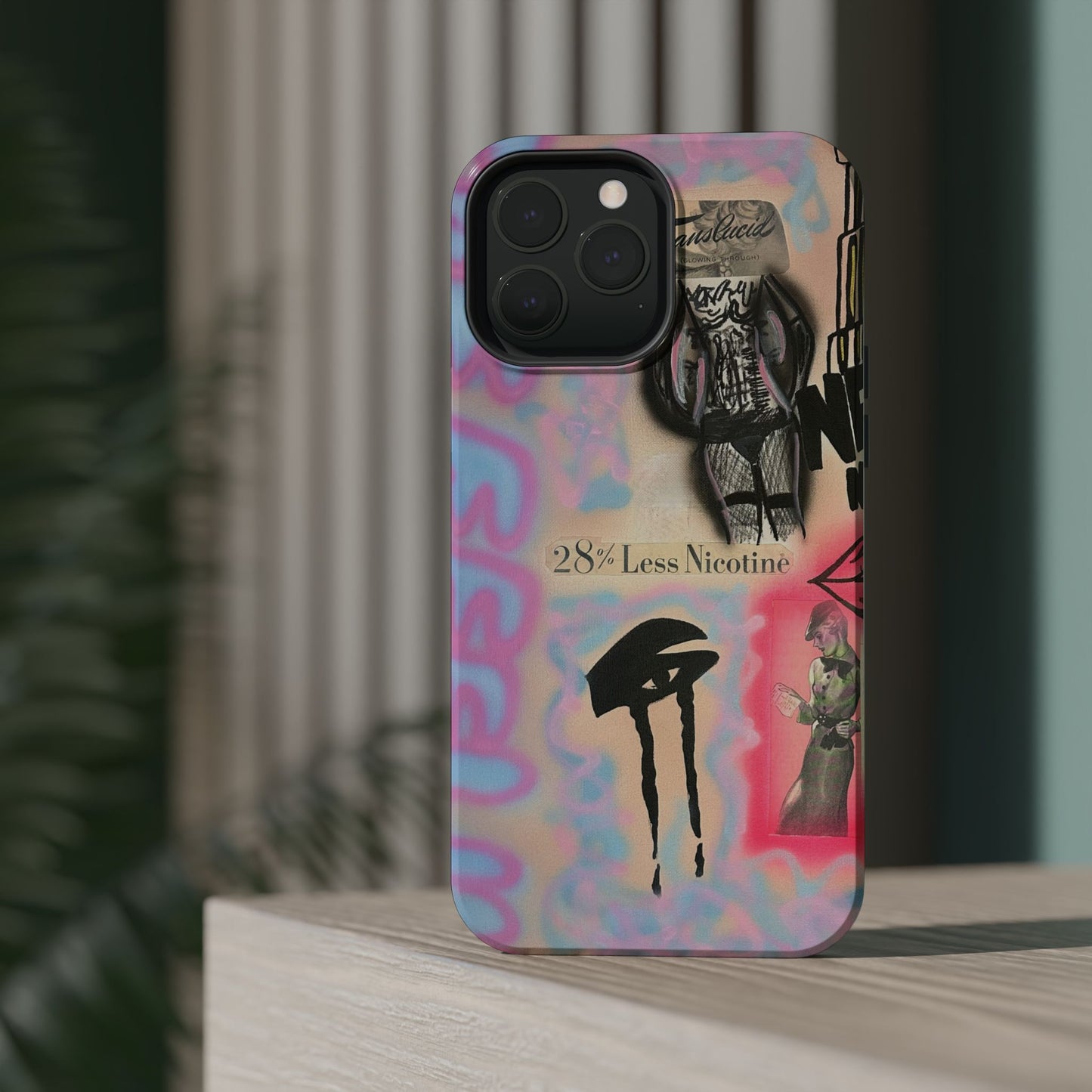 MagSafe "the feeling" airbrush iPhone case