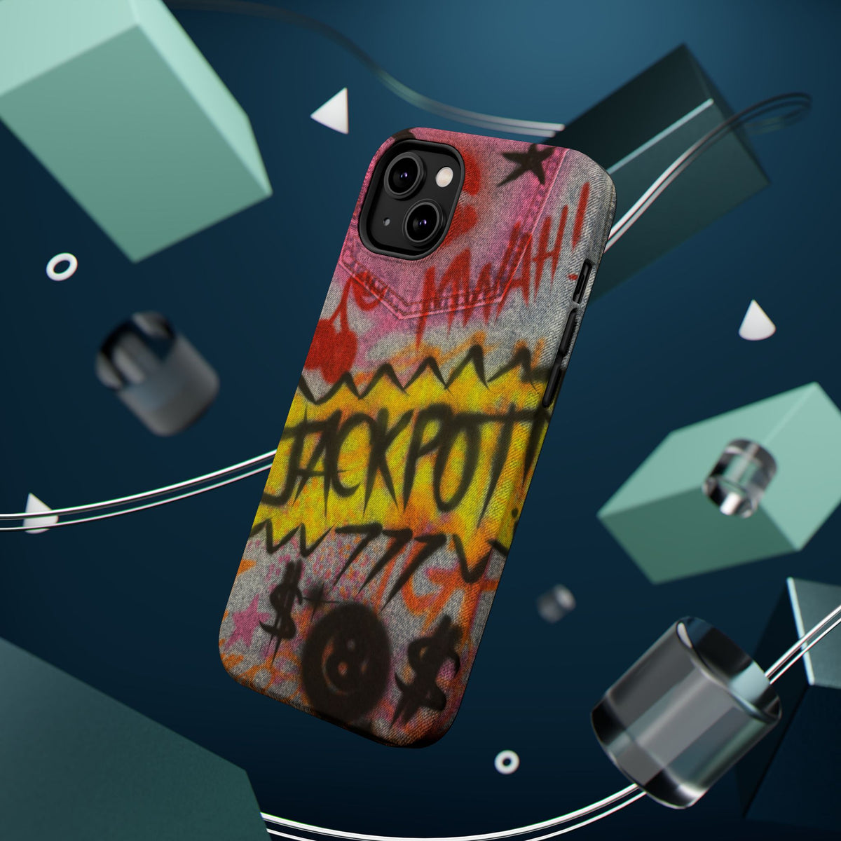 MagSafe "JACKPOT!" airbrush iPhone case