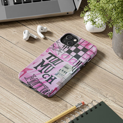 "too much motion" airbrush iPhone case