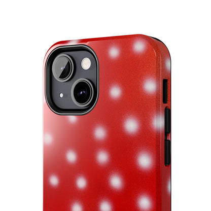 "cherry crush polka dot" airbrush iPhone case
