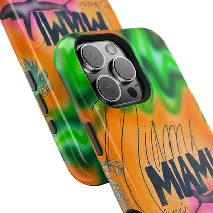 MagSafe "miami, fl" Airbrush iPhone Hülle