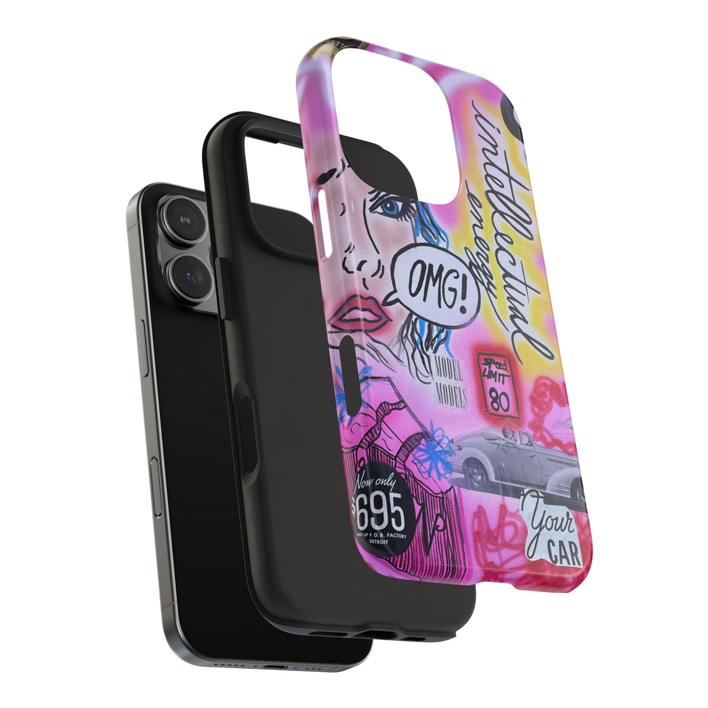 "intellectual energy" airbrush iPhone case